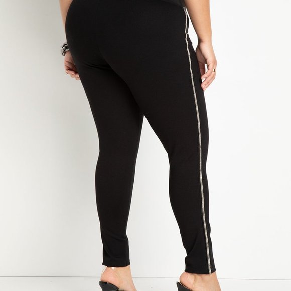 Miracle Flawless Rhinestone Detail Leggings - Picture 3 of 4